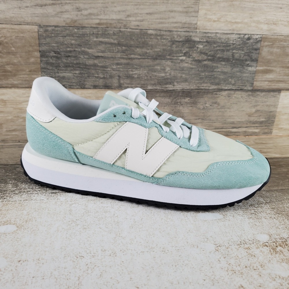 New Balance 237 Shoes Mens 9.5 / Womens 11 Running White Mineral Lace Up Sneaker